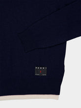 Marni Deep Blue Layered Cashmere Jumper