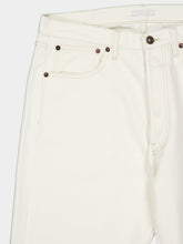 Prada White Old Denim Five-Pocket Jeans
