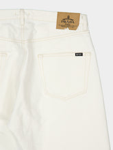 Prada White Old Denim Five-Pocket Jeans