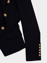 Balmain Black Virgin Wool 6-Button Jacket