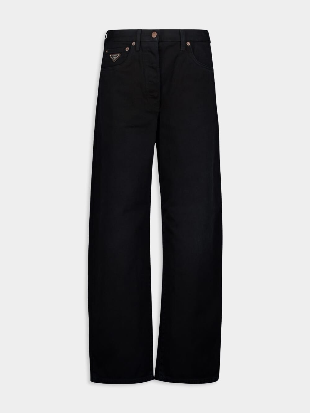 Black Barrel Leg Jeans