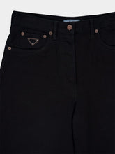 Prada Black Barrel Leg Jeans