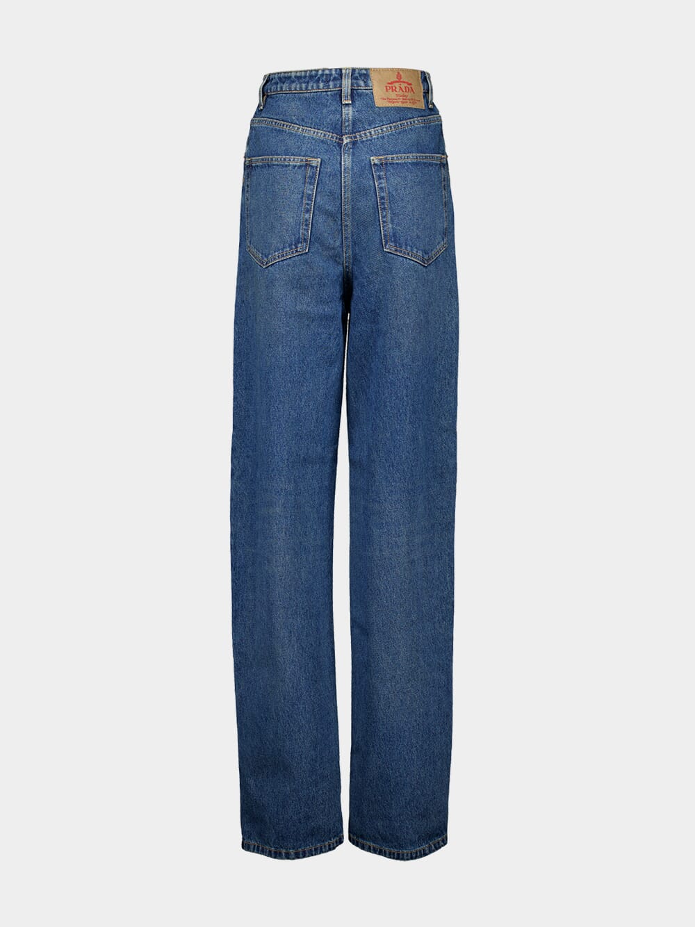 Blue Wide-Leg Jeans