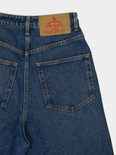 Prada Blue Wide-Leg Jeans