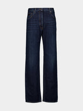 Prada Blue Straight-Leg Washed Denim Jeans