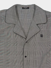 Balmain Black Short-Sleeved Prince of Wales Pyjama Shirt