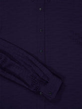 Balmain Navy Monogram Jacquard Shirt