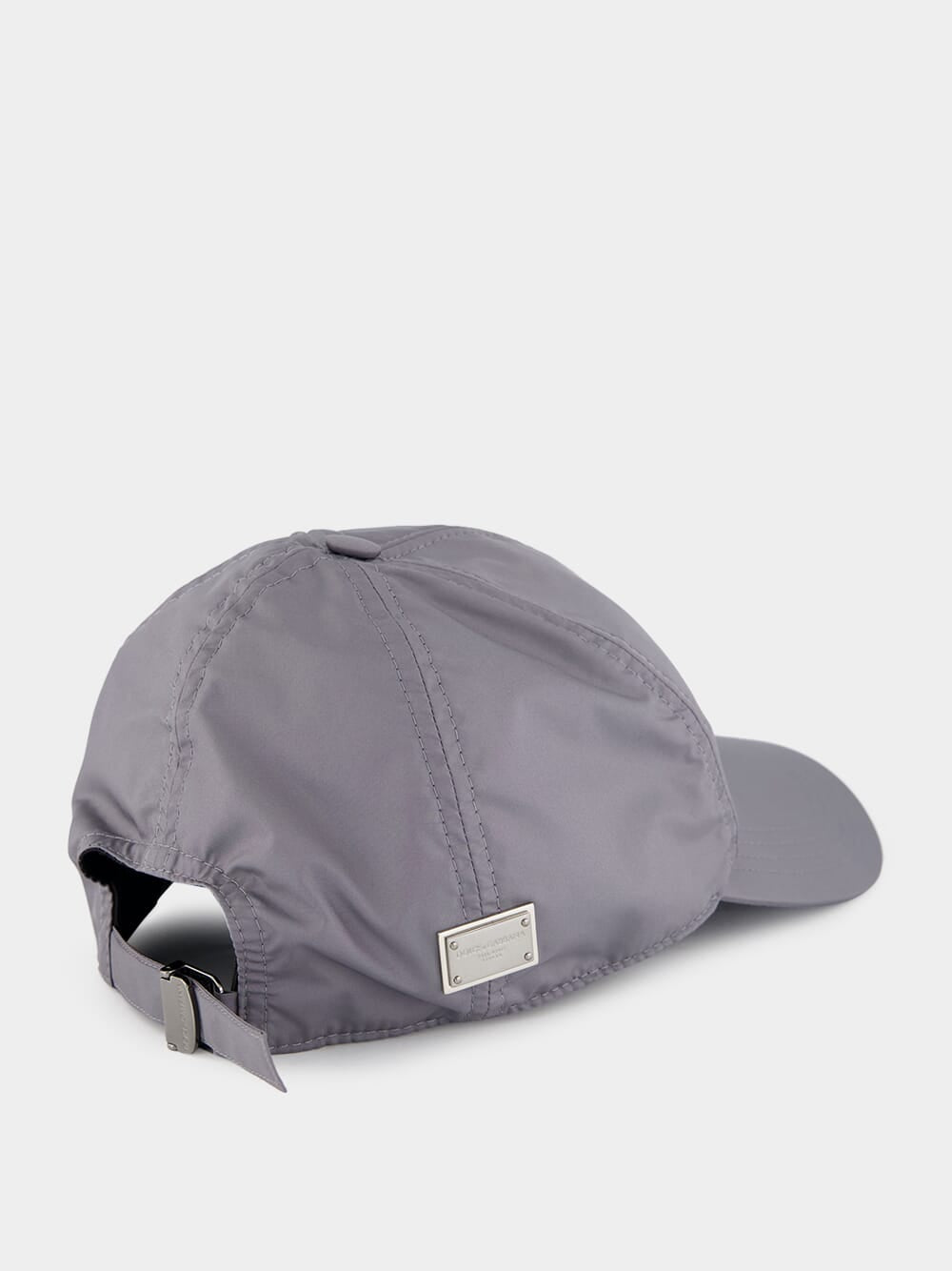 Gray Baseball Cap with Logo