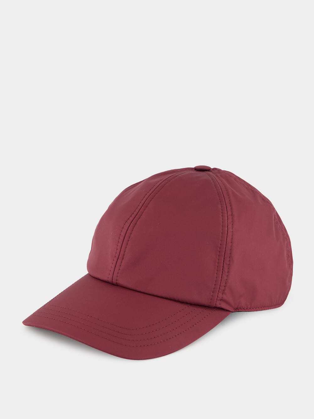 Burgundy Baseball Cap with Logo