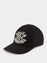 Dolce & Gabbana Black Baseball Cap with Logo Embroidery