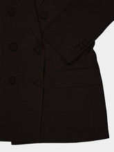 Tom Ford Espresso Brown Double-Breasted Virgin Wool Blazer