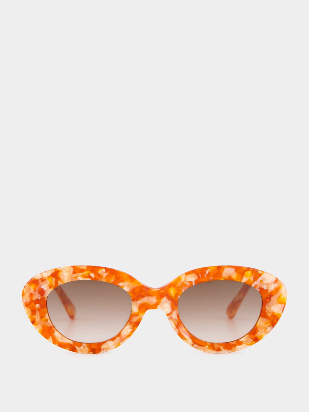 Gigi Orange Cat-Eye Sunglasses