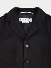 Marni Black Single-Breasted Cotton Blazer