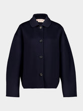 Marni Ultramarine Blue Wool-Cashmere Jacket