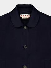 Marni Ultramarine Blue Wool-Cashmere Jacket