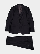 Dolce & Gabbana Blue Martini-Fit Stretch Wool Suit