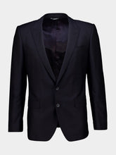 Dolce & Gabbana Blue Martini-Fit Stretch Wool Suit