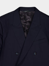 Dolce & Gabbana Blue Martini-Fit Double-Breasted Wool Suit