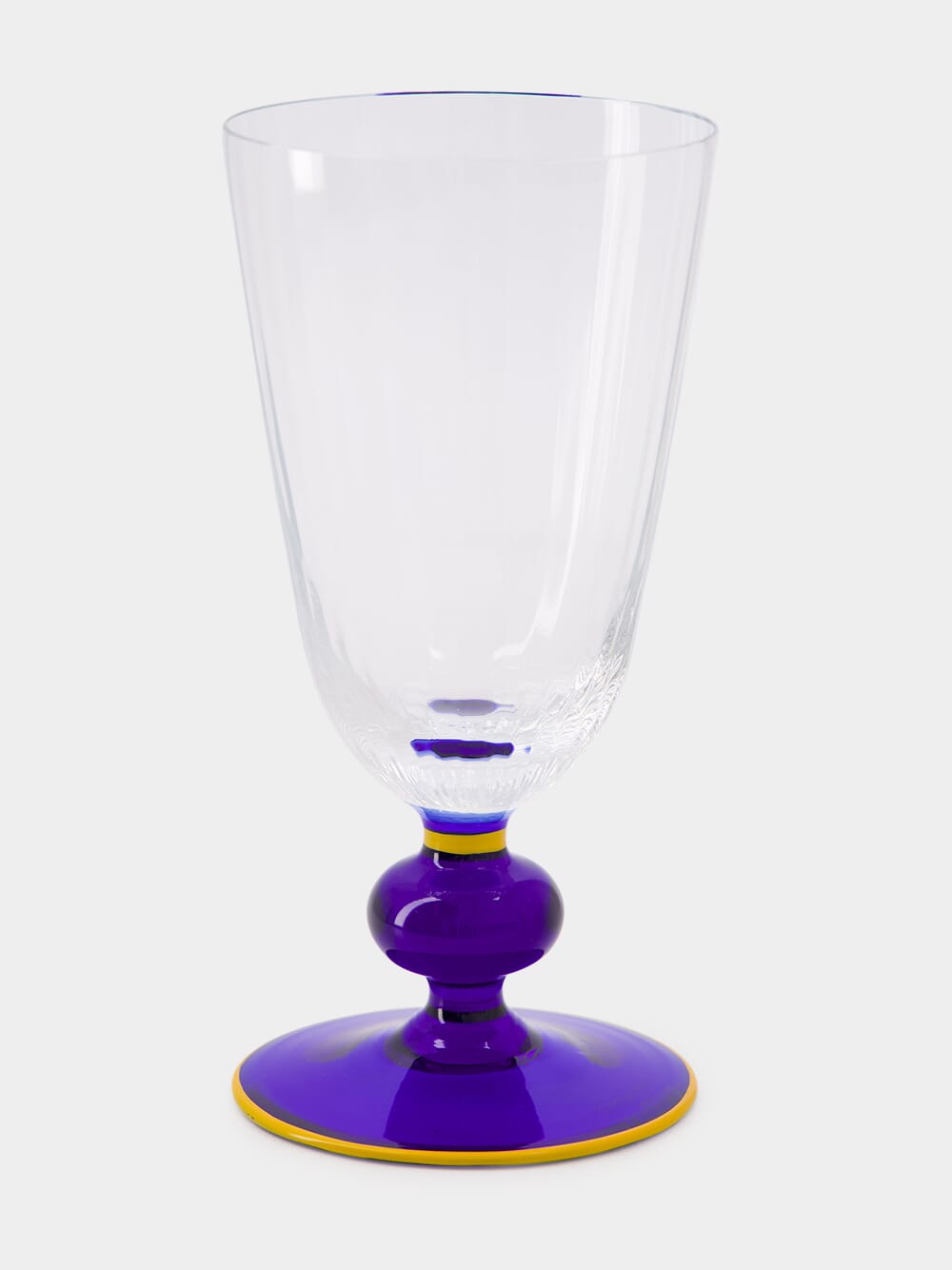 Perfetto Blue Wine Glass