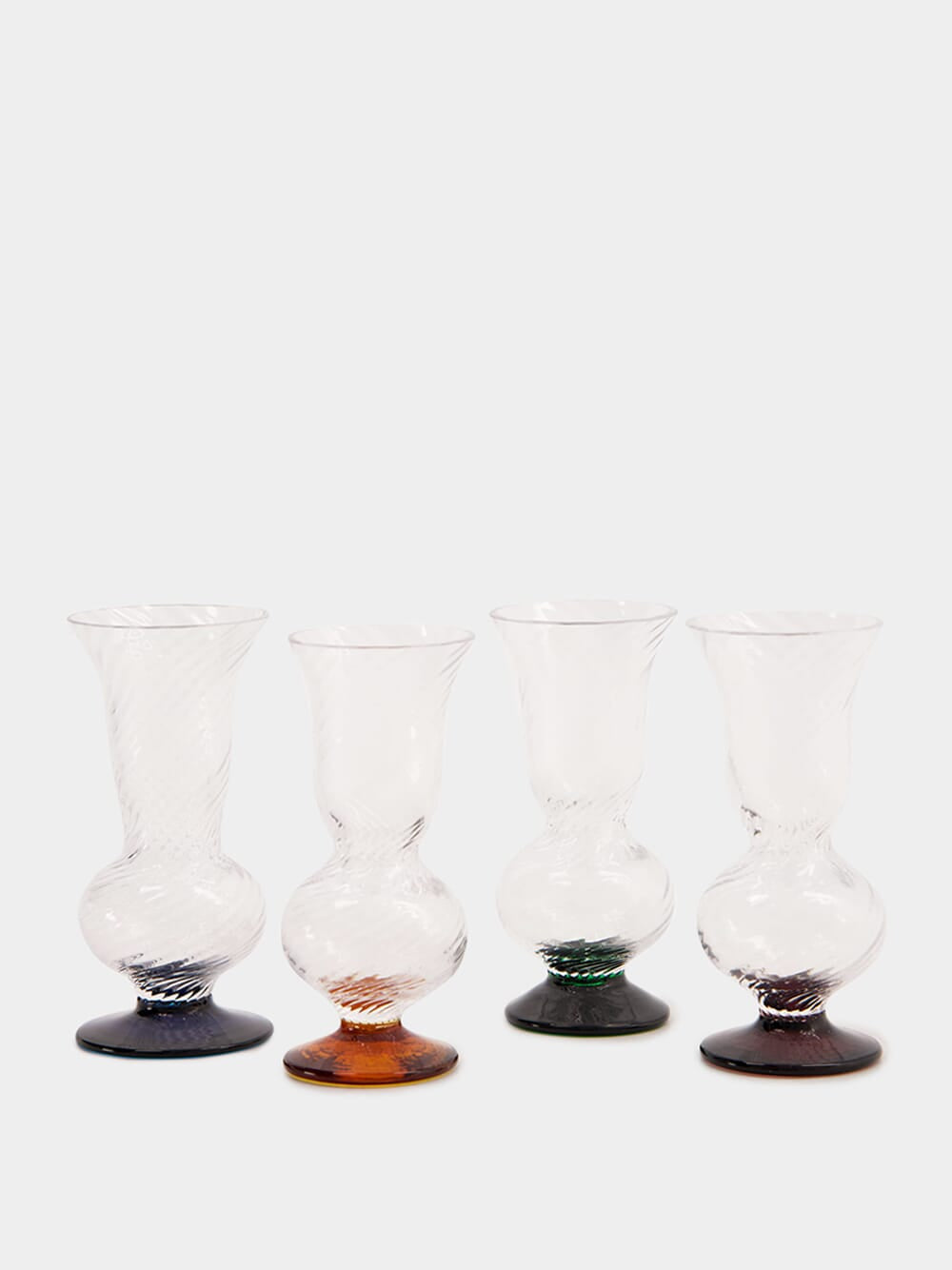 Murano Glass Sippers Set of 4