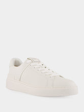 Balmain White Calfskin B-Court Sneakers
