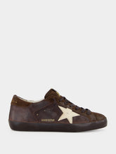 Golden Goose Ebony and Cream Super-Star Leather Sneakers