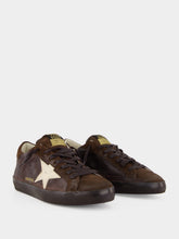Golden Goose Ebony and Cream Super-Star Leather Sneakers