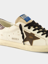 Golden Goose White Beige Brown Superstar Sneakers