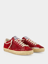 Golden Goose Red Super-Star Suede Sneakers