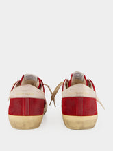 Golden Goose Red Super-Star Suede Sneakers
