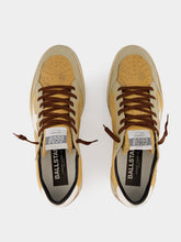 Golden Goose Sand and Milk Ball Star Leather Sneakers