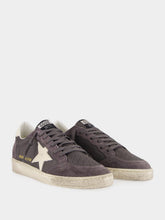 Golden Goose Antracite Ball Star Sneakers with Leather Star