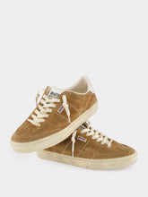 Golden Goose Tobacco Calf Suede Panelled Sneakers