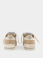 Golden Goose Marble and Off-White Stardan Nabuk Sneakers