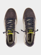 Golden Goose Ballstar White and Blue Sneakers