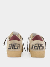 Golden Goose Bluette and Dark Burgundy Ball Star Sneakers