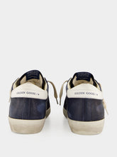 Golden Goose Dark Blue Super-Star Leather Sneakers