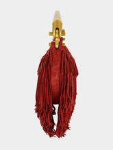 Balmain Ébène Fringe Suede Mini Handbag