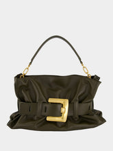 Balmain Medium Anthem Khaki Calfskin Bag