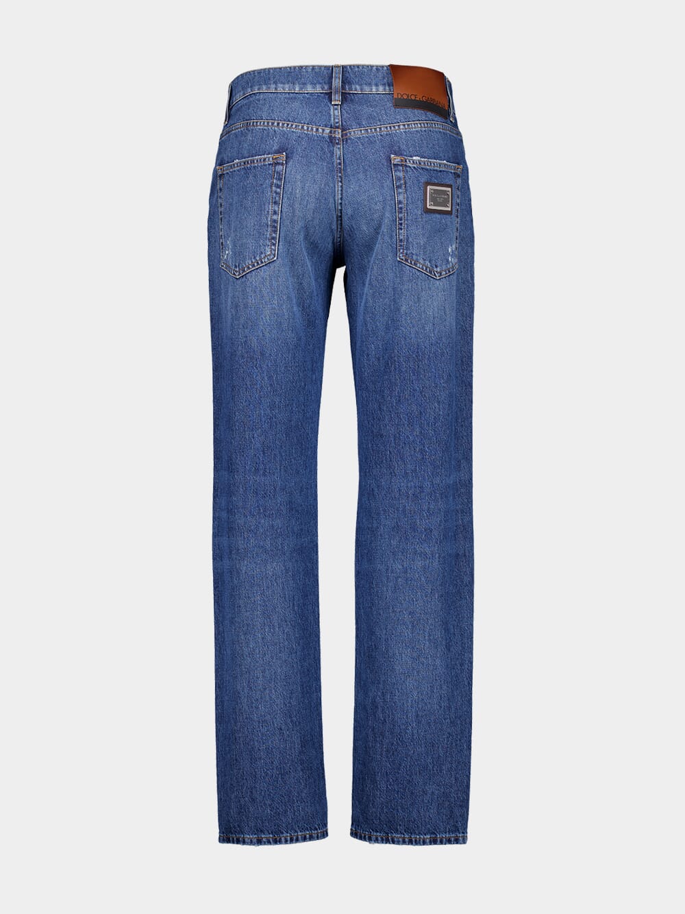 Blue Classic Cotton Jeans with Tag