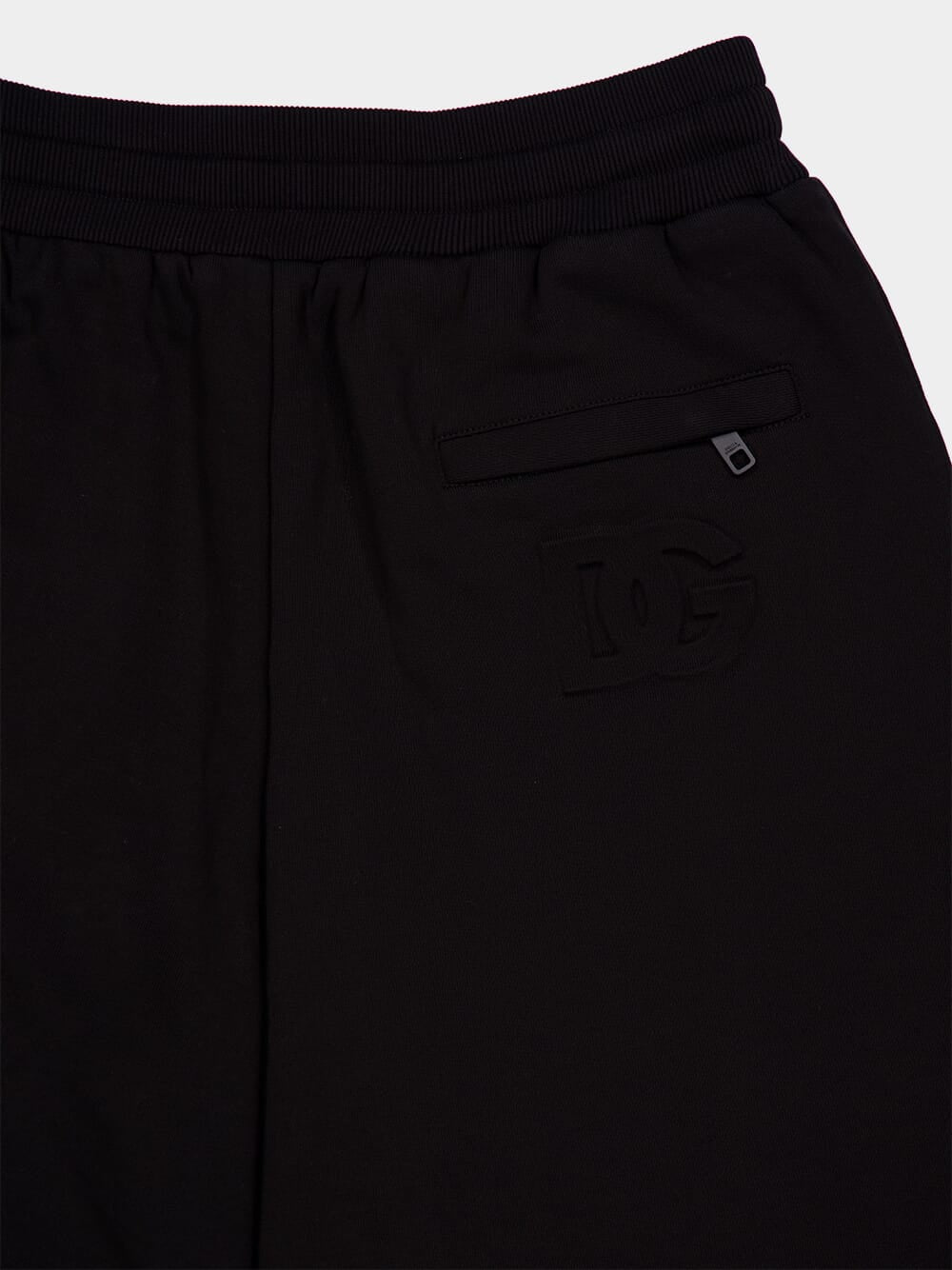 Black Cotton Jogging Shorts