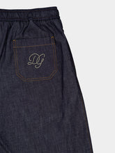 Dolce & Gabbana Cotton Denim Jogging Shorts With Embroidery