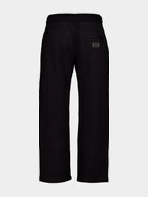 Dolce & Gabbana Black Loose Fit Cotton Trousers