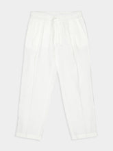 Dolce & Gabbana White Linen Jogging Trousers