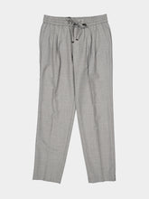 Dolce & Gabbana Grey Virgin Wool Jogging Trousers