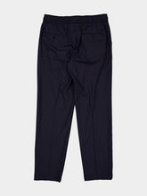 Dolce & Gabbana Black Pinstripe Wool Jogging Trousers