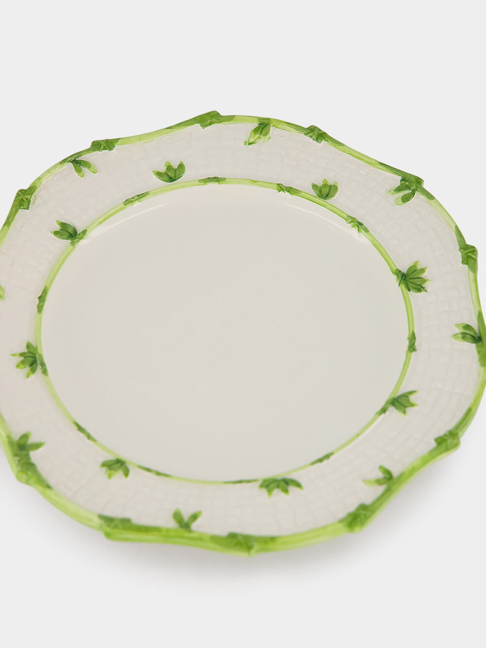 Greenery Dessert Plate