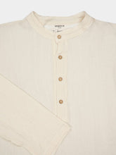 Spiritum Tulum Cream Gauze Cotton Shirt
