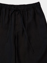 Dolce & Gabbana Black Casual Fit Linen Shorts