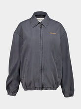 Miu Miu Black Chambray Blouson Jacket